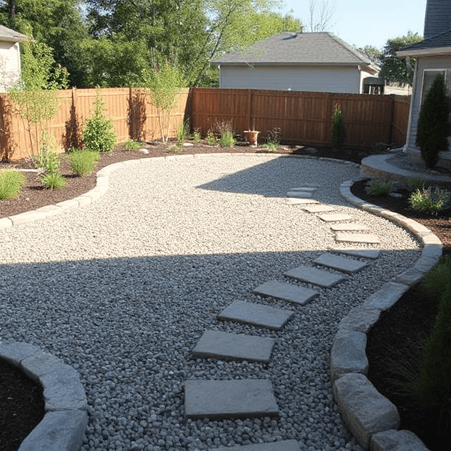 Affordable Zone 0 fire-safe landscaping with gravel buffer and non-combustible hardscape — Modern Yardz San Diego