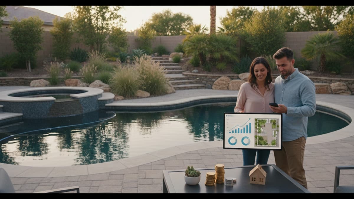Integrated pool and landscape design — Modern Yardz San Diego